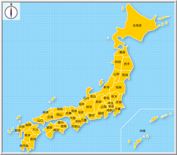 日本地図